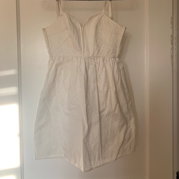 White structured tank dress - Picture 1 of 5